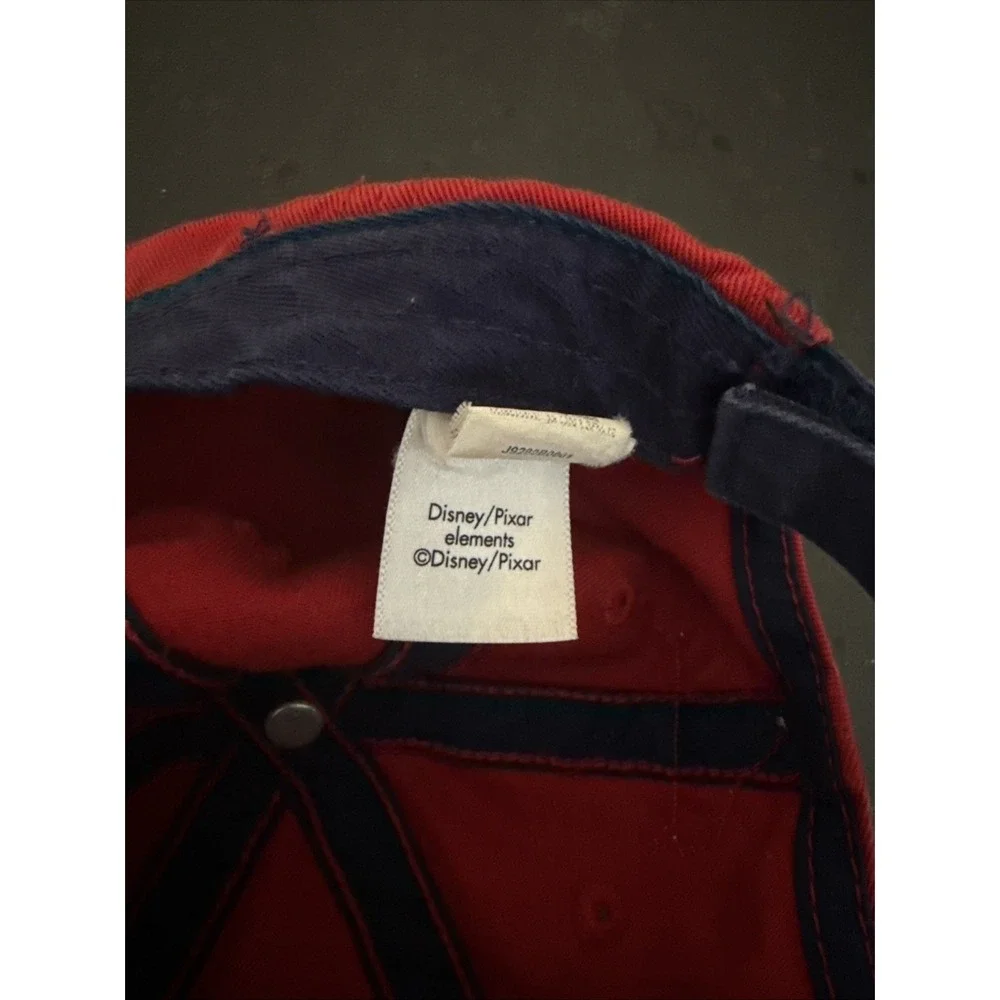 Disney Pixar Cars Boys‎ Hat Lightning McQueen Blue Gray Red Adjustable Cap XS